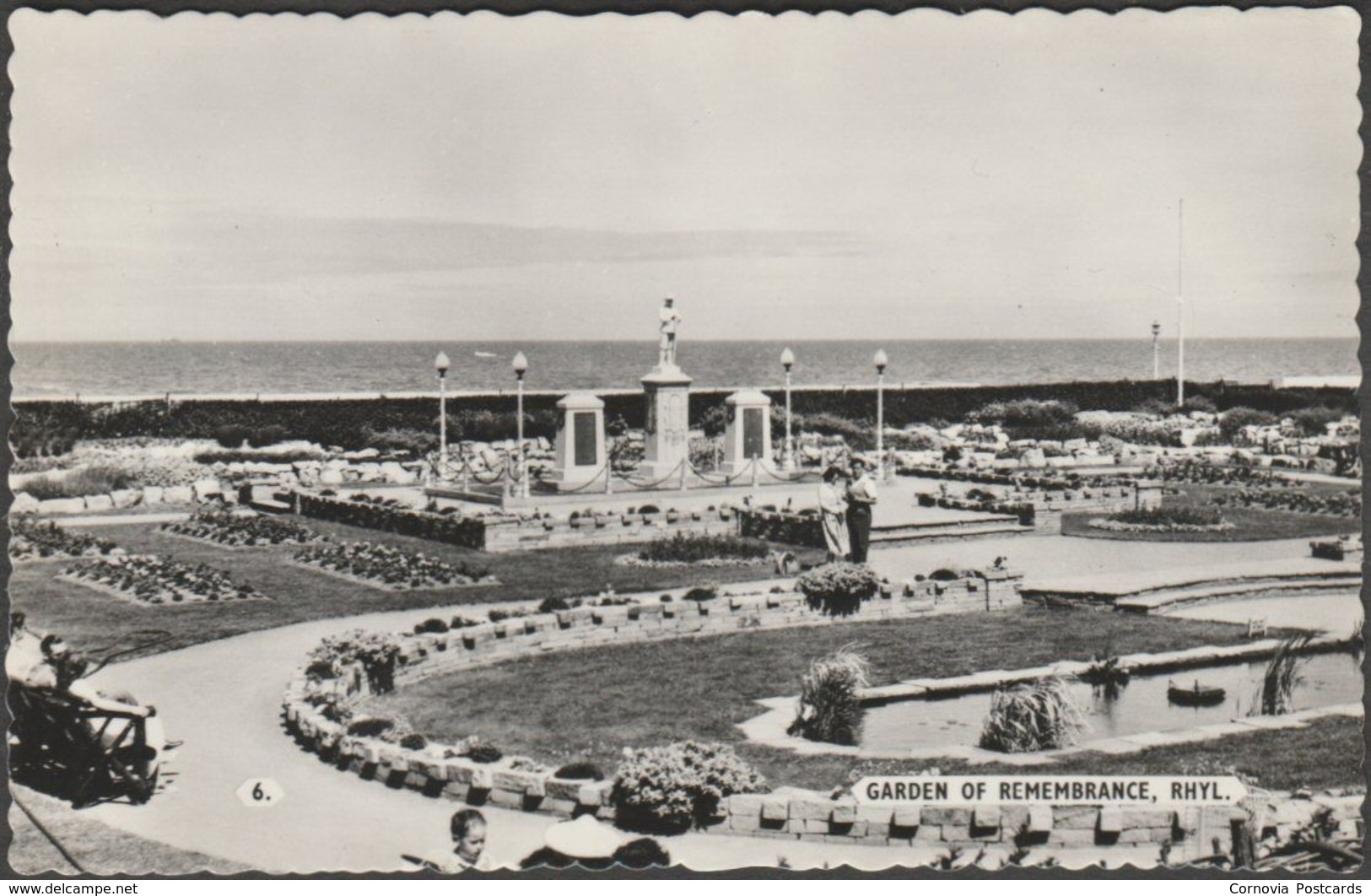 Garden Of Remembrance, Rhyl, Flintshire, C.1950s - Bamforth RP Postcard - Flintshire