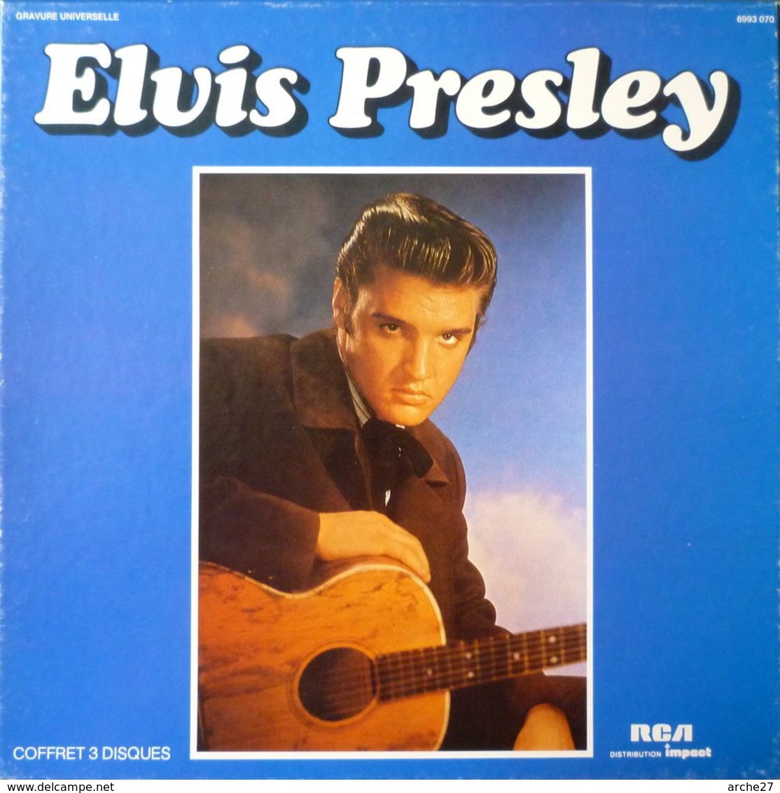 ELVIS PRESLEY - LP - 33T - Disque Vinyle - Coffret 3 Disques - 6993 070 - Rock