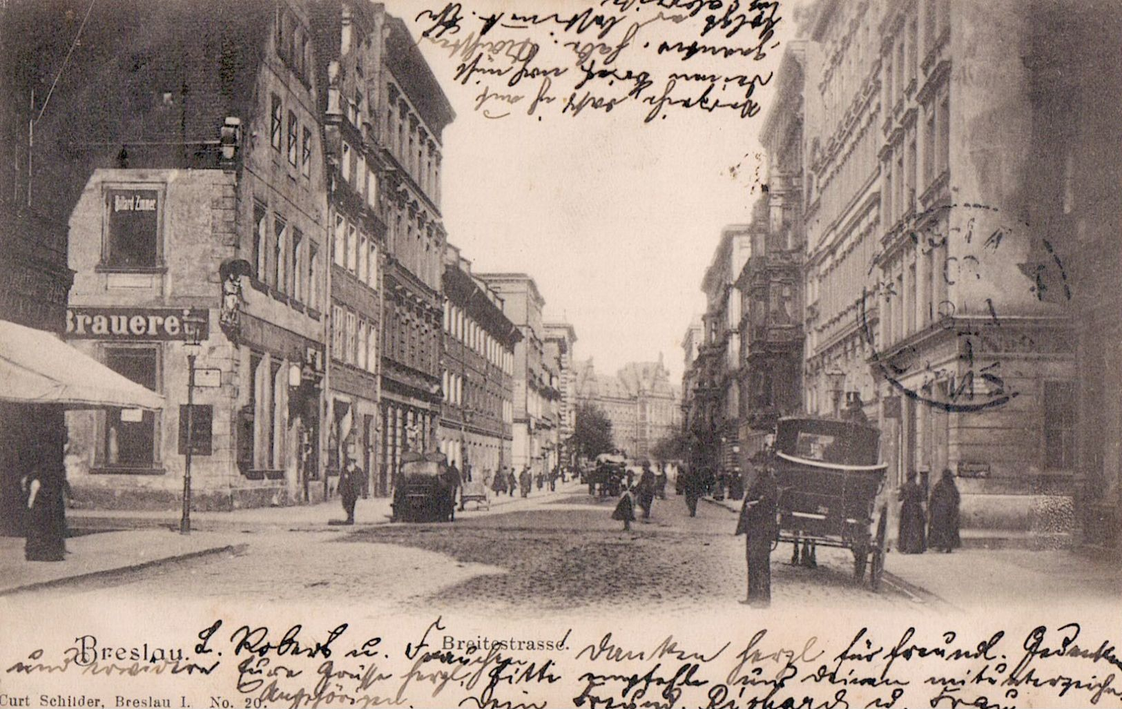 Breslau. Breitestrasse, 1903. (Wrocław). - Polonia