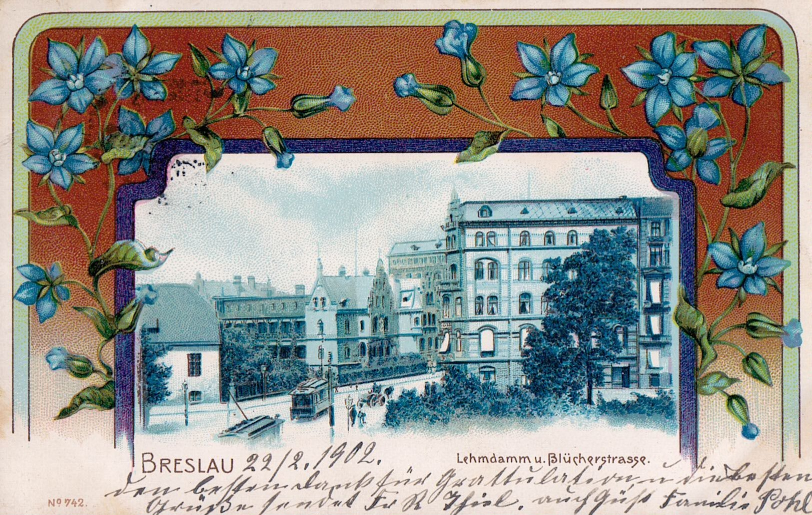 Breslau. Lehmdamm Und Blücherstrasse, 1902. (Wrocław). - Poland