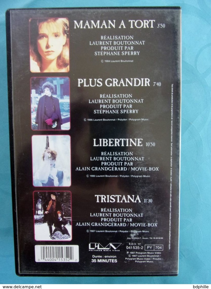 Mylene Farmer Les Clips VHS EO 1987 - Concert Et Musique