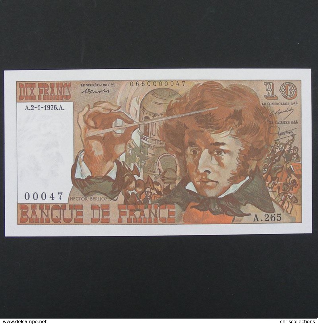 10 Francs Berlioz 2.1.1976, Neuf, A.265 Petit Numéro - 10 F 1972-1978 ''Berlioz''