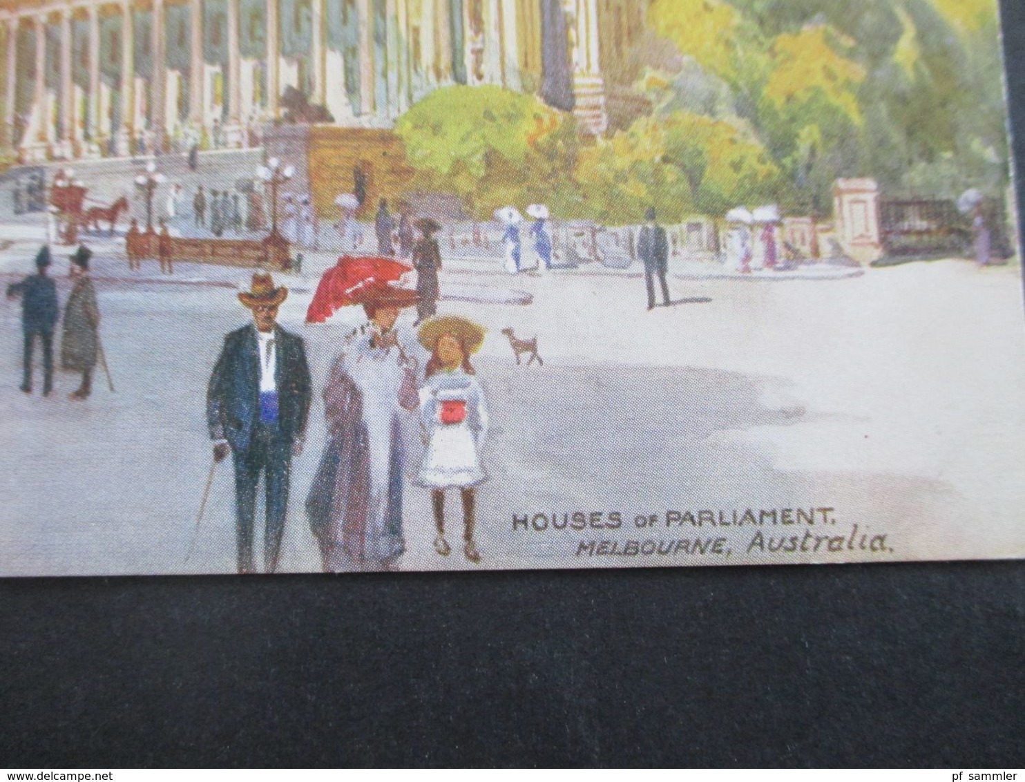 Tuck's Künstler AK Oilette Houses Of Parliament Melbourne Australia - Melbourne