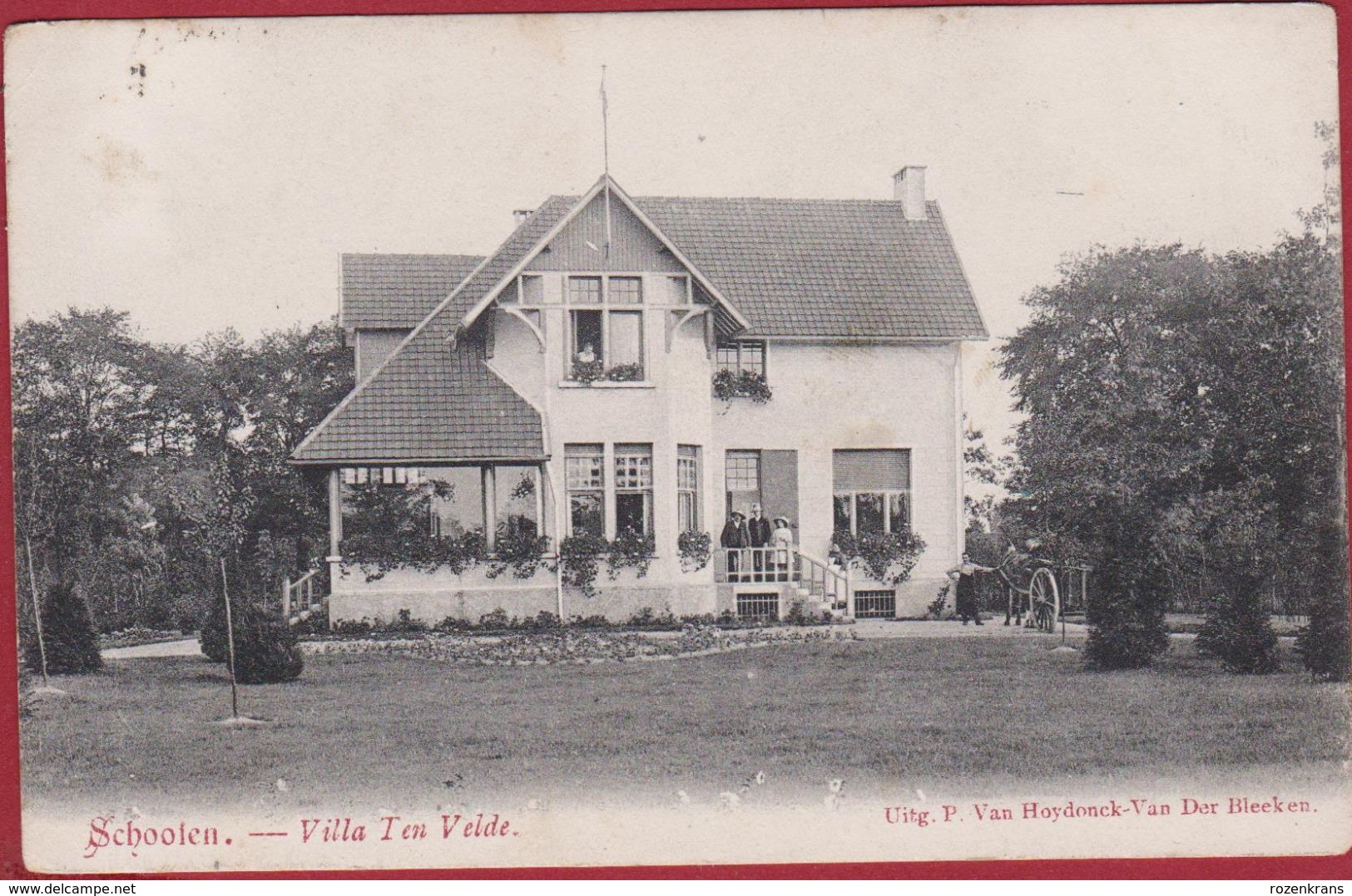 Schoten Schooten Villa Ten Velde 1908 Geanimeerd - Schoten