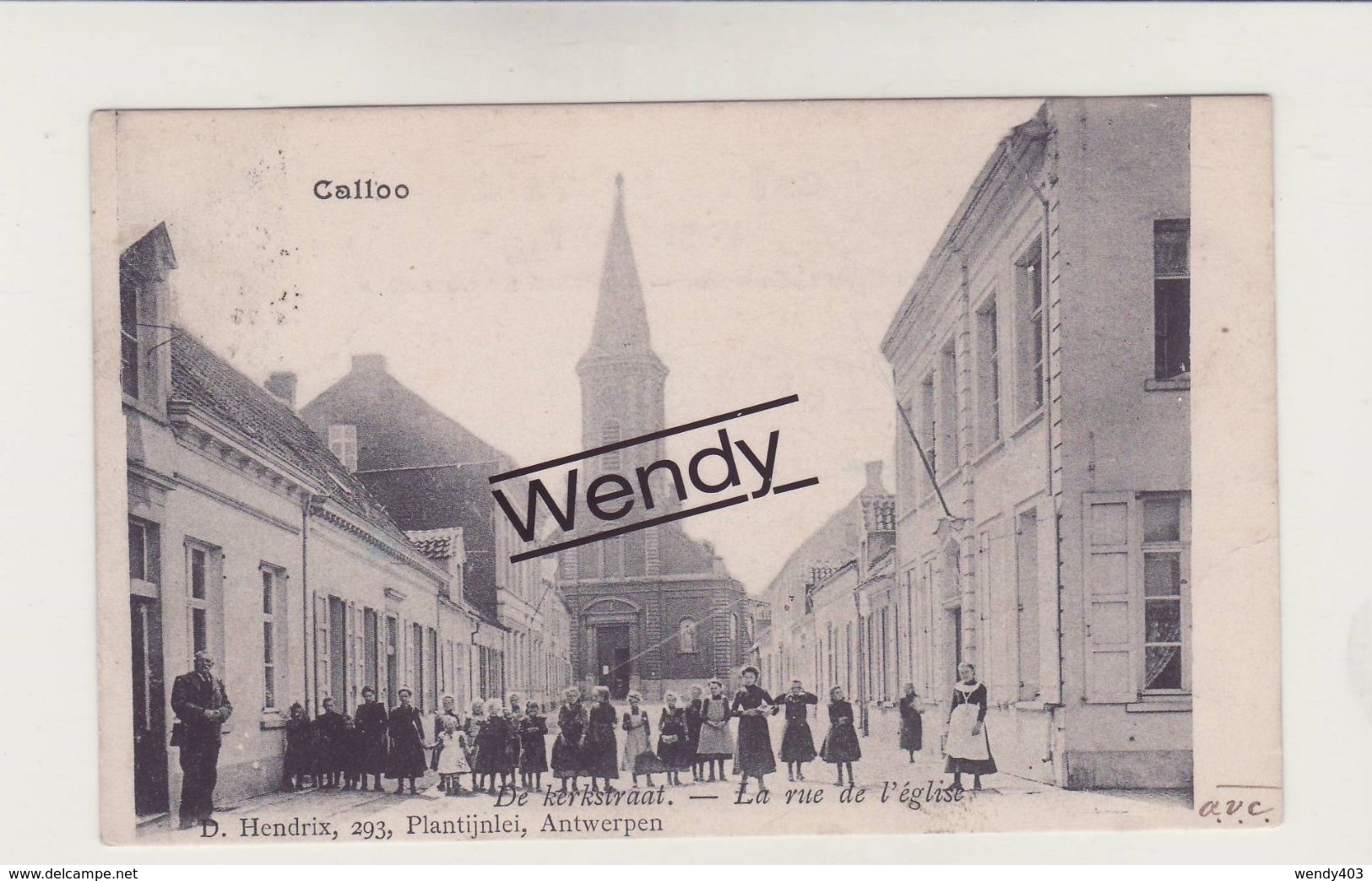 Calloo (de Kerkstraat Animée 1904) - Beveren-Waas