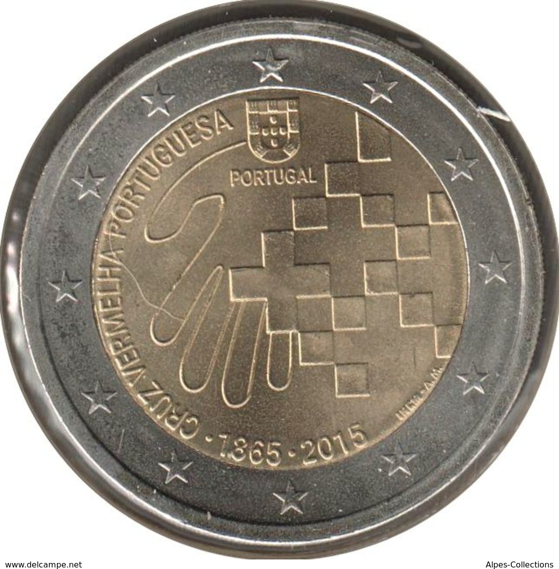 PO20015.2 - PORTUGAL - 2 Euros Commémo. Anniv. Croix-Rouge Portugaise - 2015 - Portugal