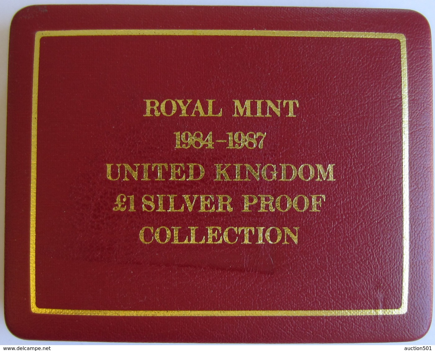 28258g  ROYAL MINT -  1984-1987 - UNITED KINGDOM - £1 SILVER PROOF -COLLECTION - Mint Sets & Proof Sets