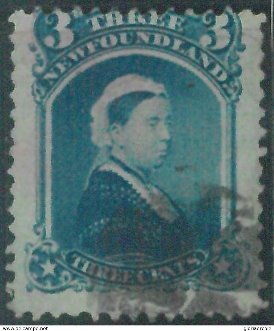 88348 - CANADA: Newfoundland - STAMP: Stanley G #  37 -  USED Queen Victoria - Other & Unclassified