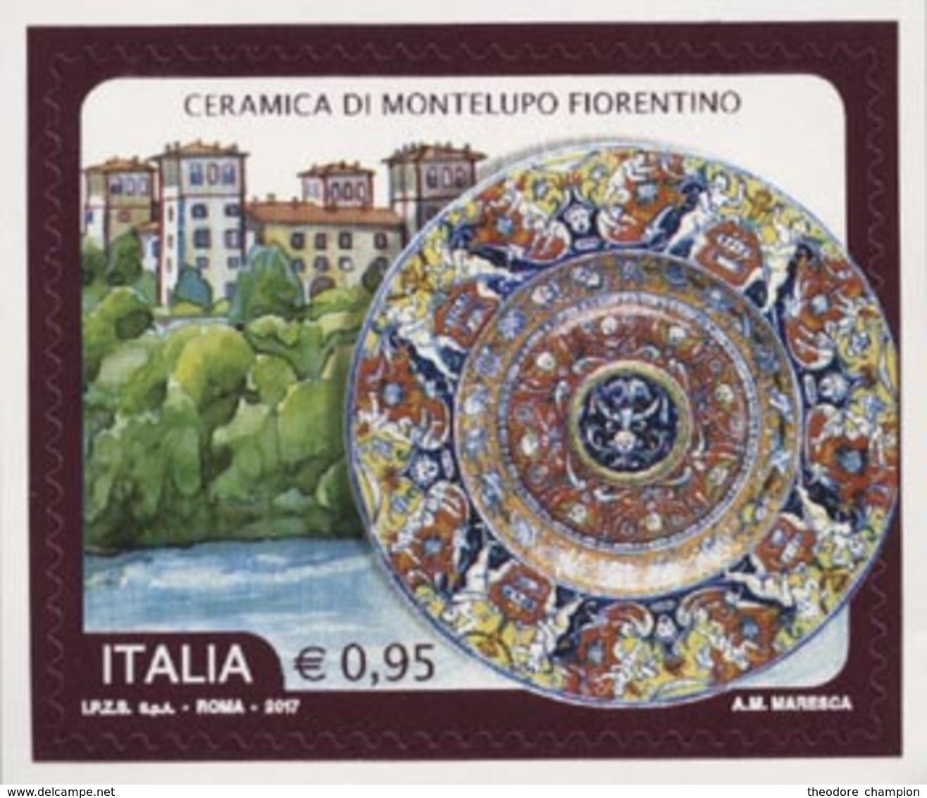 ITALIE Céramique Montelupo Fiorent 1v 2017 Neuf ** MNH - 2011-20: Neufs