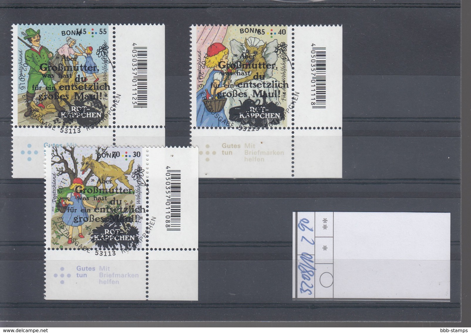 Bund Michel Kat.Nr. Gest 3208/3210 - Used Stamps