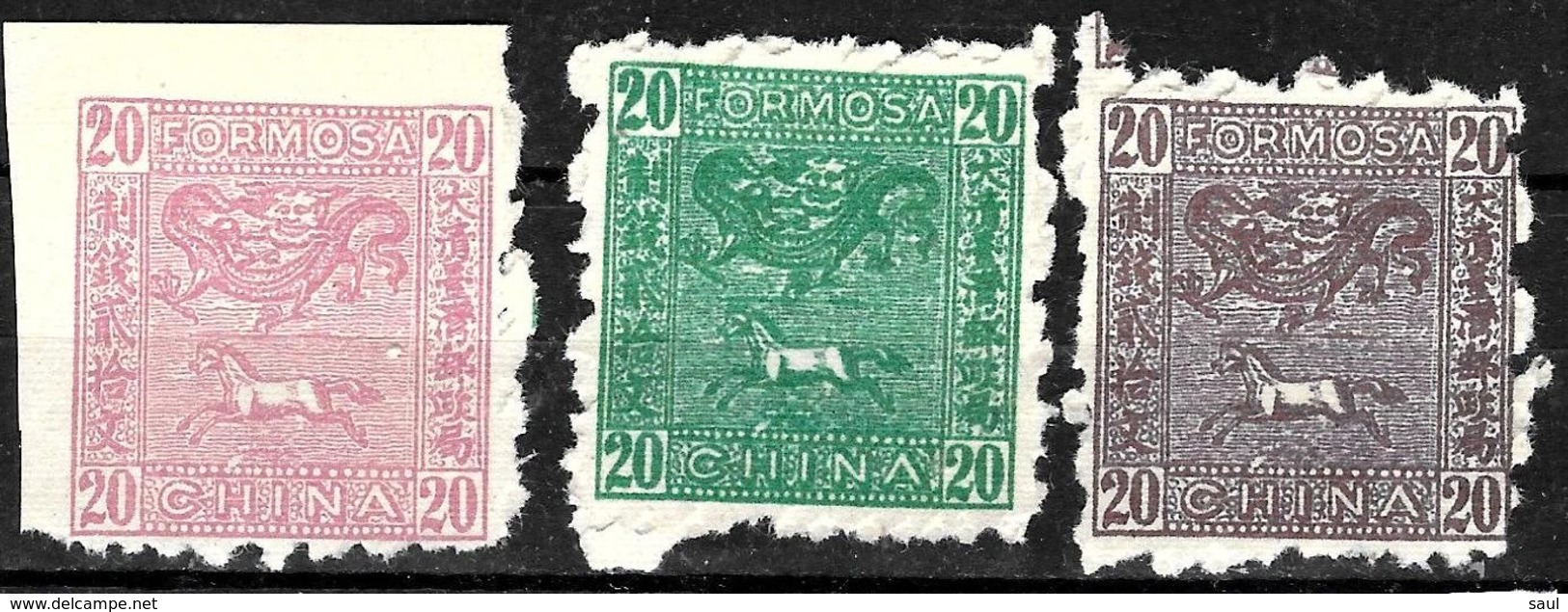 735 - CHINA - FORMOSA - 1888 - FORGERIES, FALSES, FALSCHEN, FAKES, FALSOS - Collections (without Album)