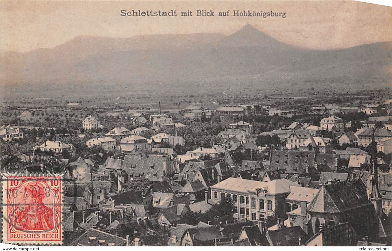 Schlettstadt     Sélestat     67        Vue Générale         (voir Scan) - Andere & Zonder Classificatie