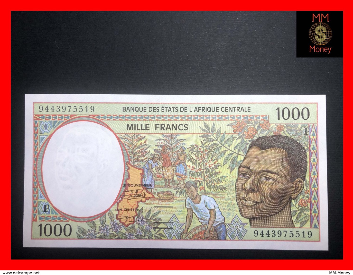 CENTRAL AFRICAN STATES  "F"  Central African Republic 1.000 1000 Francs 1994 P. 302 F  UNC - Central African States