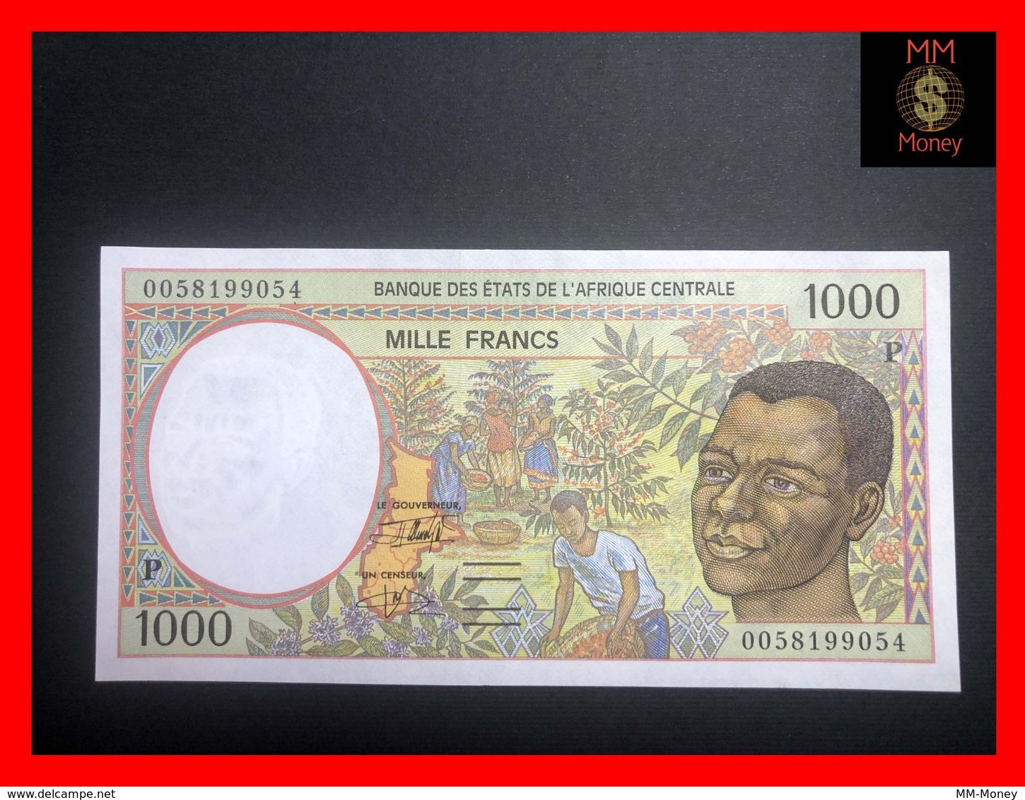 CENTRAL AFRICAN STATES  "P"  Chad 1.000 1000 Francs 2000  P. 602 P  UNC- - Centraal-Afrikaanse Staten