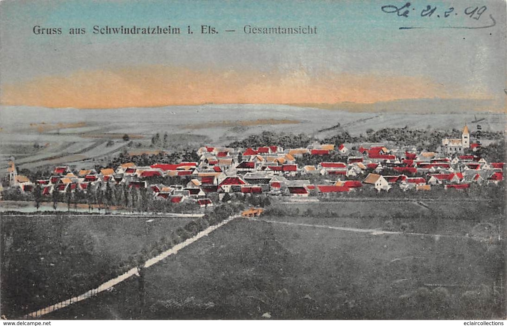 Schwindratzheim     67        Souvenir. Vue Générale        (voir Scan) - Andere & Zonder Classificatie