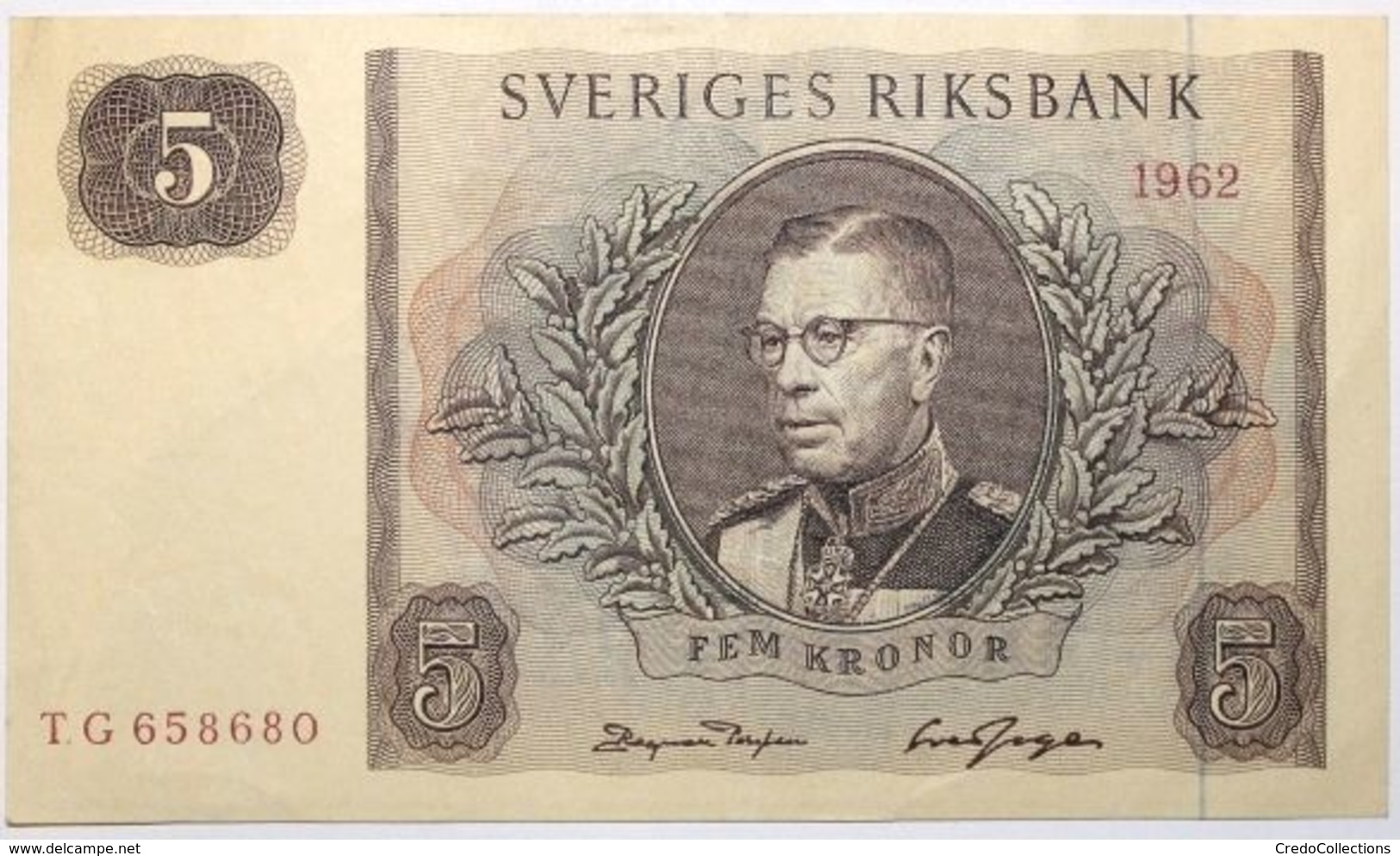 Suède - 5 Kronor - 1962 - PICK 50a - SPL - Suecia