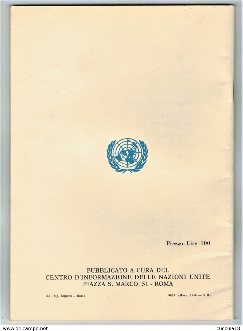 LE BASI DELLE NAZIONI UNITE 1960 - Bibliografie