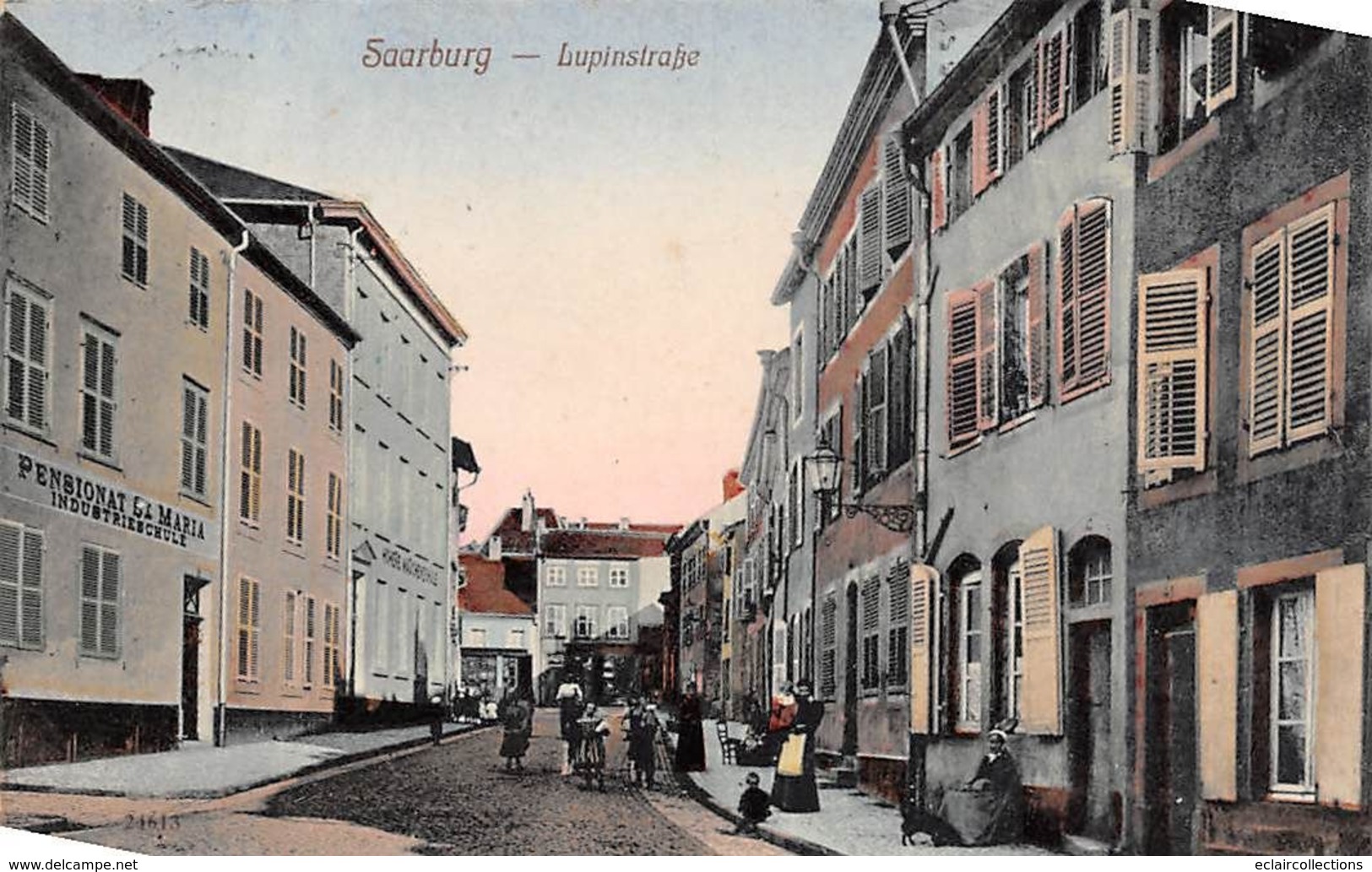 Saarburg     .   67         Une Rue   . Un Pensionnat        (voir Scan) - Sarrebourg