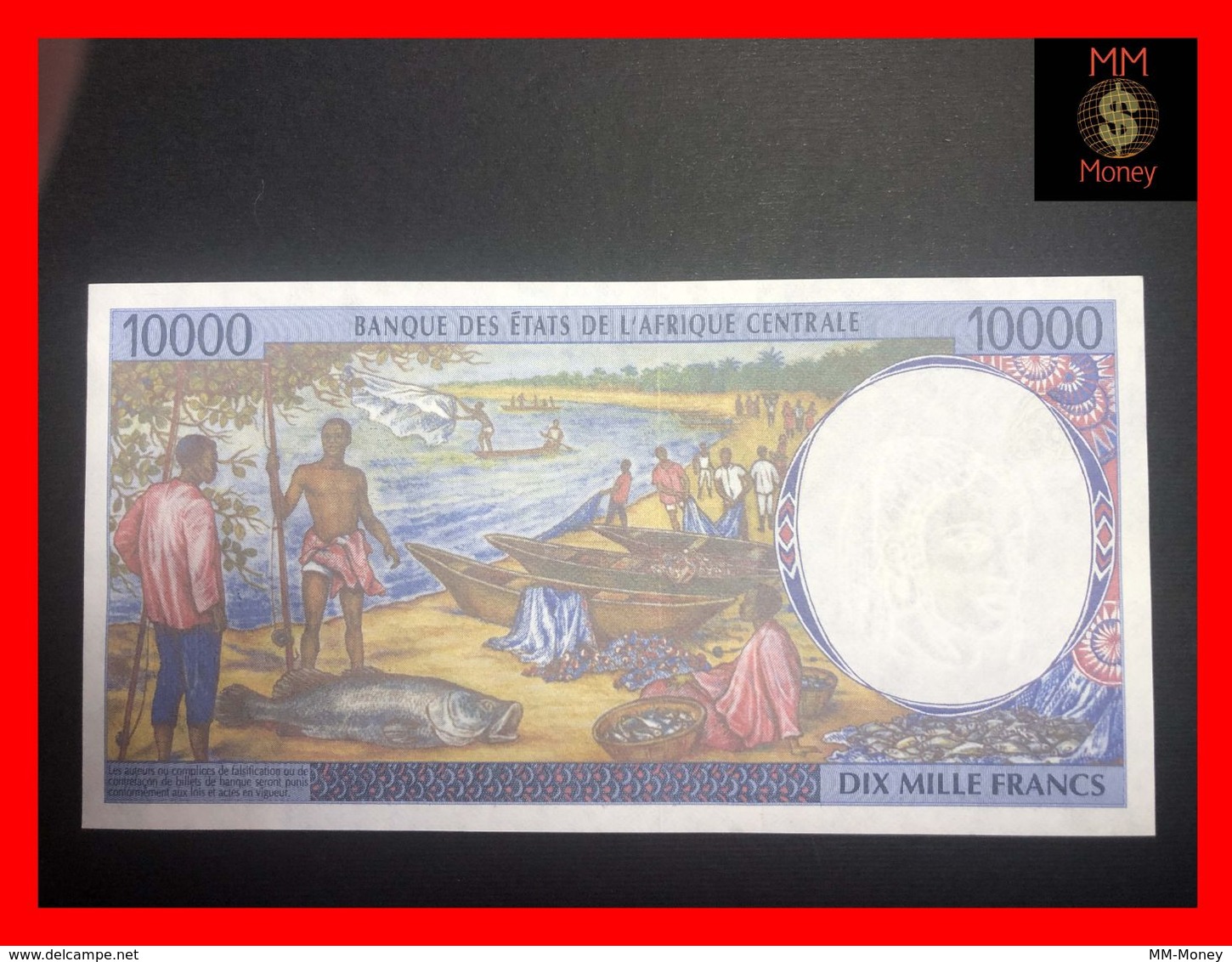 CENTRAL AFRICAN STATES  "N"  Equatorial Guinea  10.000 10000 Francs 2000  P. 505 N  UNC- - Estados Centroafricanos