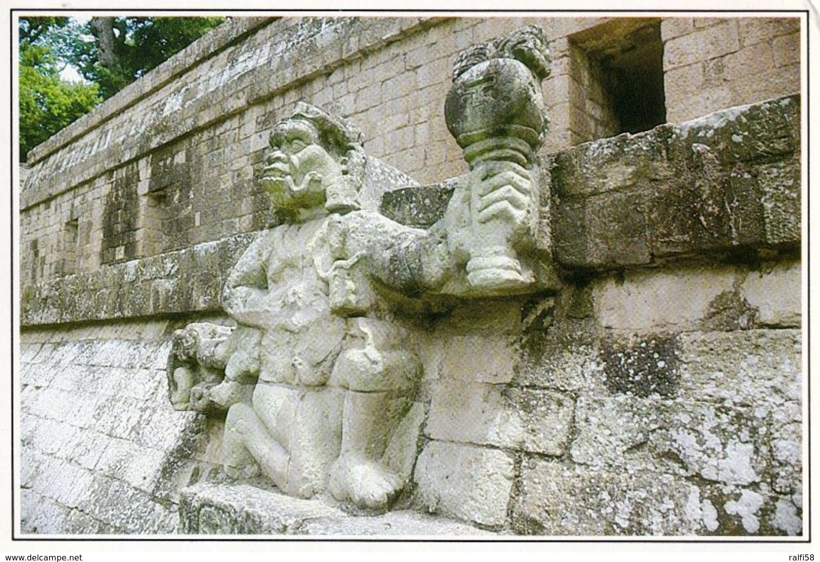 1 AK Honduras * Figure Of The Mayan God IK In Copán - Eine Bedeutende Stadt Der Maya - Seit 1980 UNESCO Weltkulturerbe - Honduras