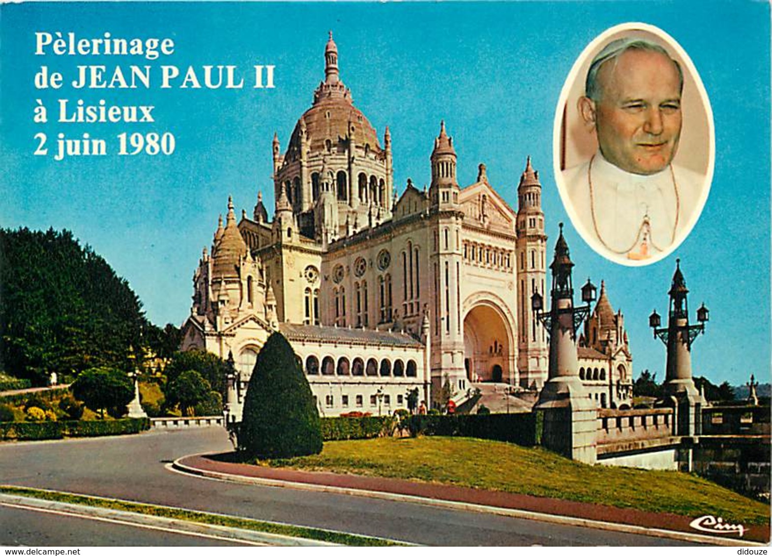 14 - Lisieux - La Basilique - Pèlerinage Du Pape Jean Paul II Le 2 Juin 1980 - Carte Neuve - CPM - Voir Scans Recto-Vers - Lisieux