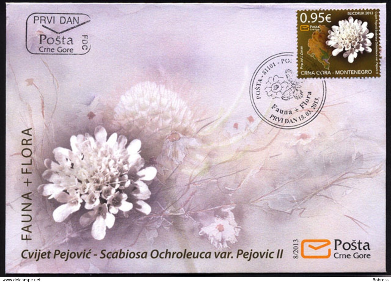 2013, FDC, Flora And Fauna, Montenegro, MNH - Montenegro