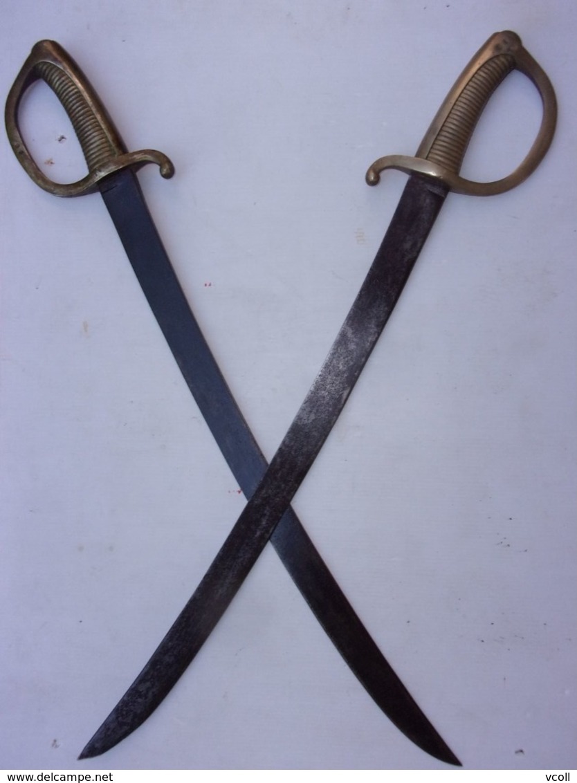 Sabres Briquet Empire , 2 Pièces. - Knives/Swords