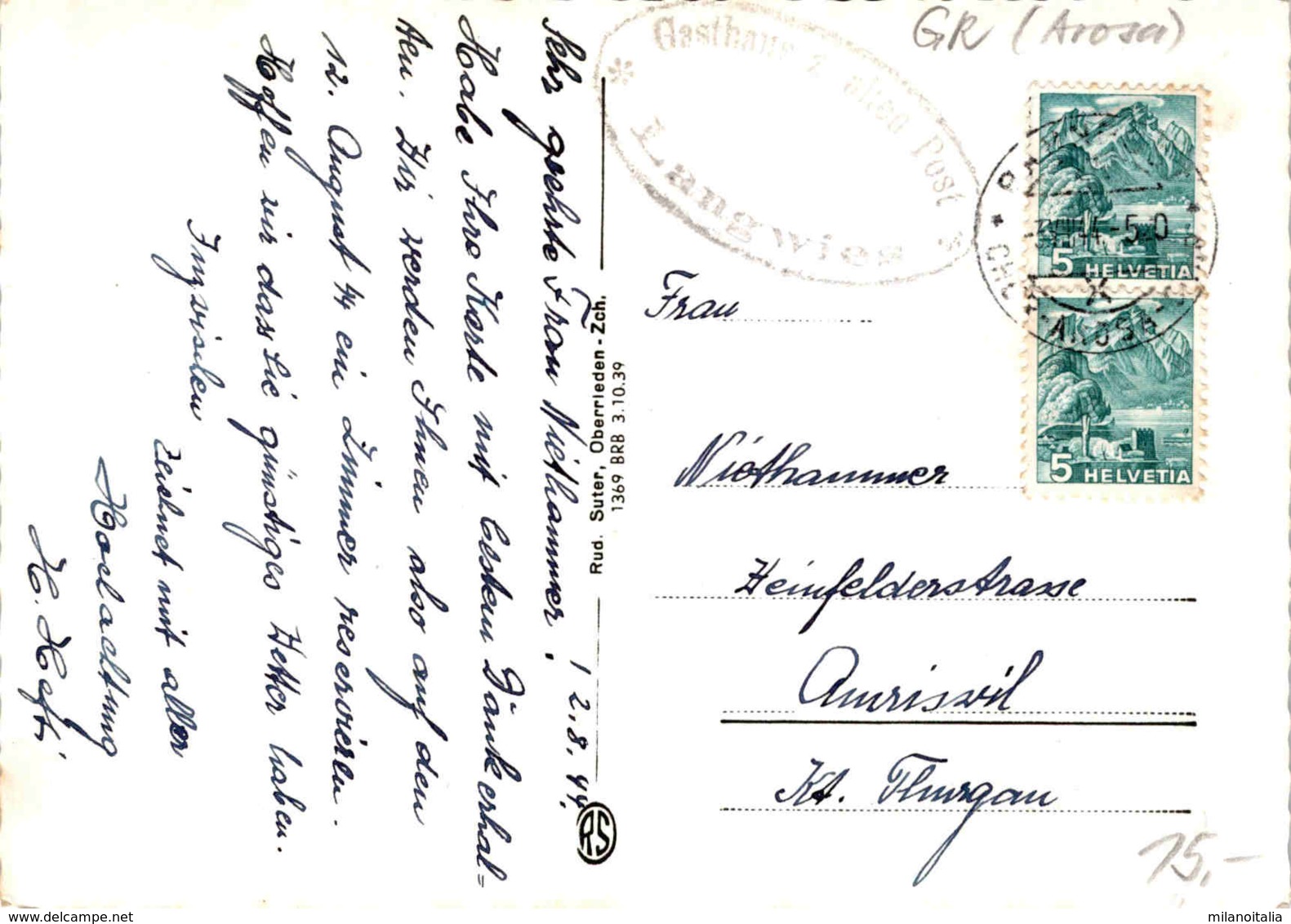 Langwies (Grbd.) (4059) * 3. 8. 1944 - Langwies