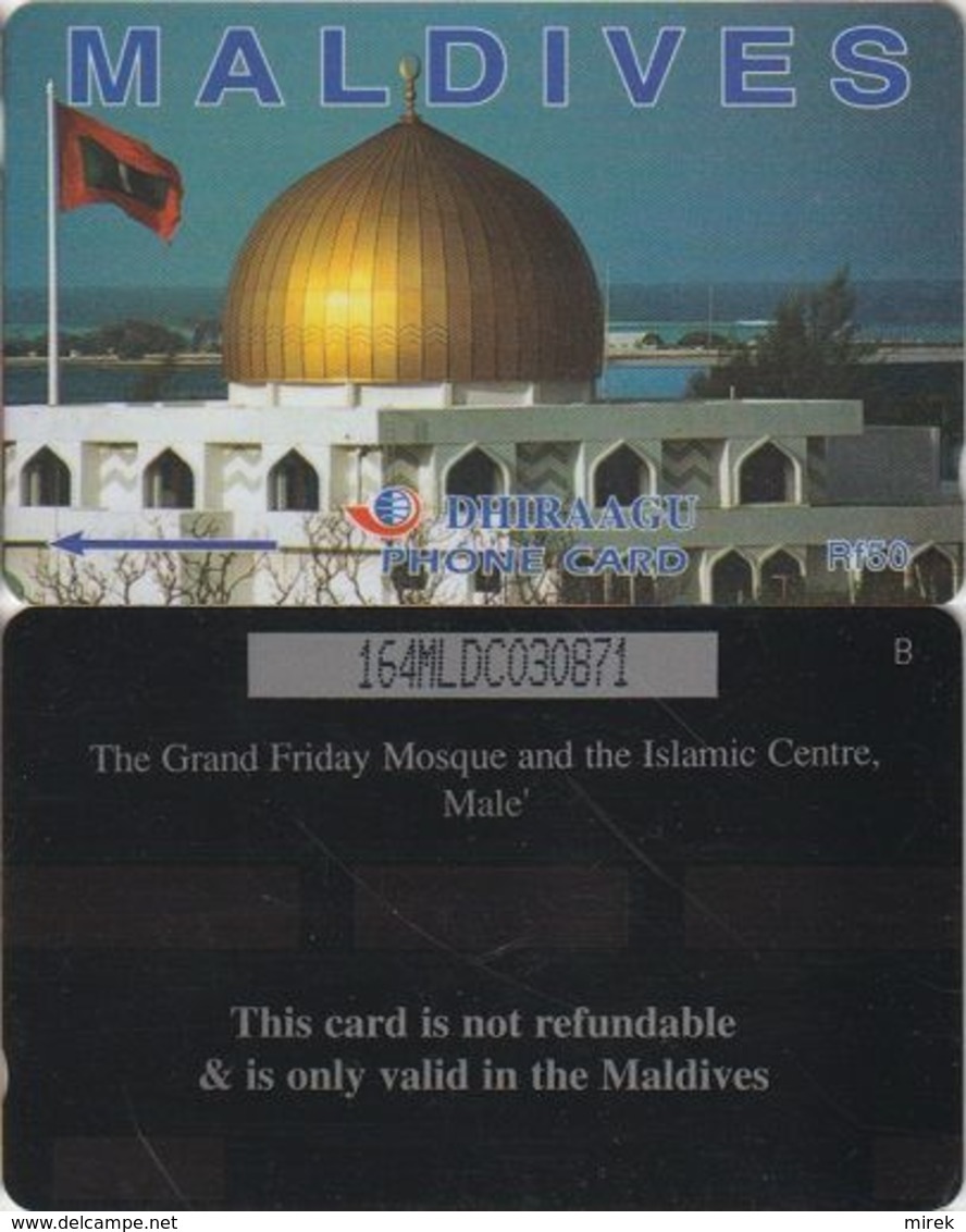 190/ Maldives; The Grand Friday Mosque, 164MLDC - Maldives