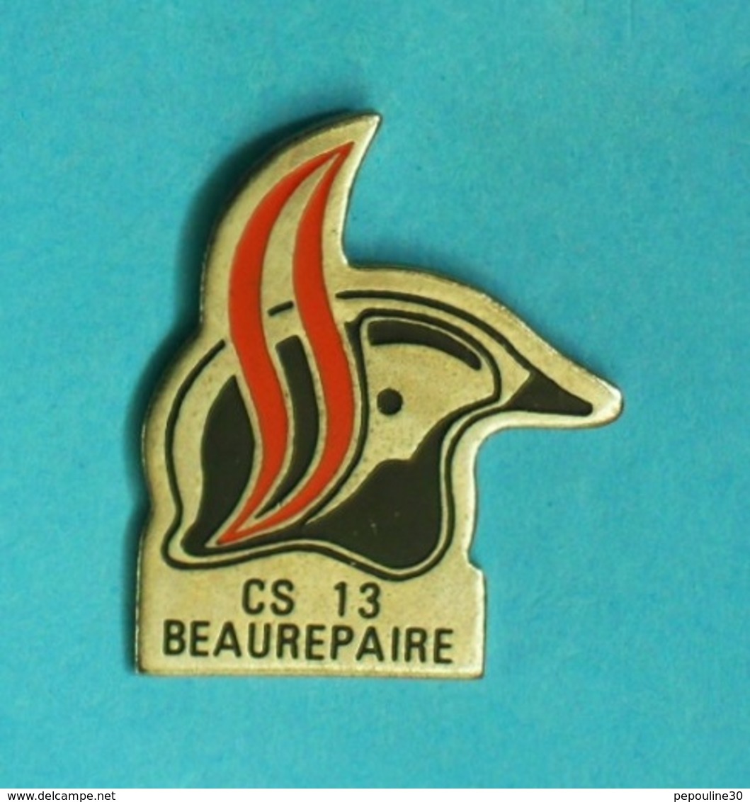 1 PIN'S //    ** SAPEURS POMPIERS / CS 13 BEAUREPAIRE ** - Bomberos