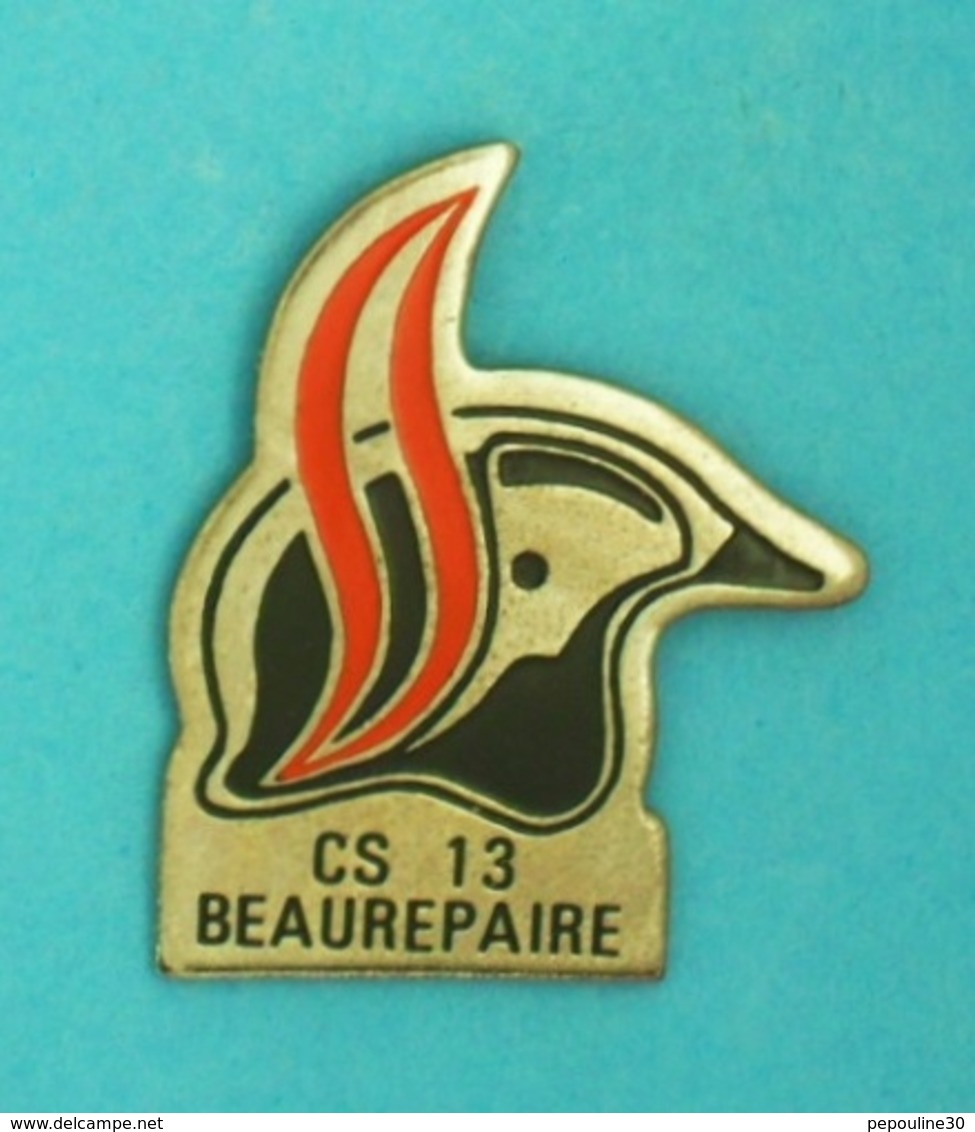 1 PIN'S //    ** SAPEURS POMPIERS / CS 13 BEAUREPAIRE ** - Bomberos