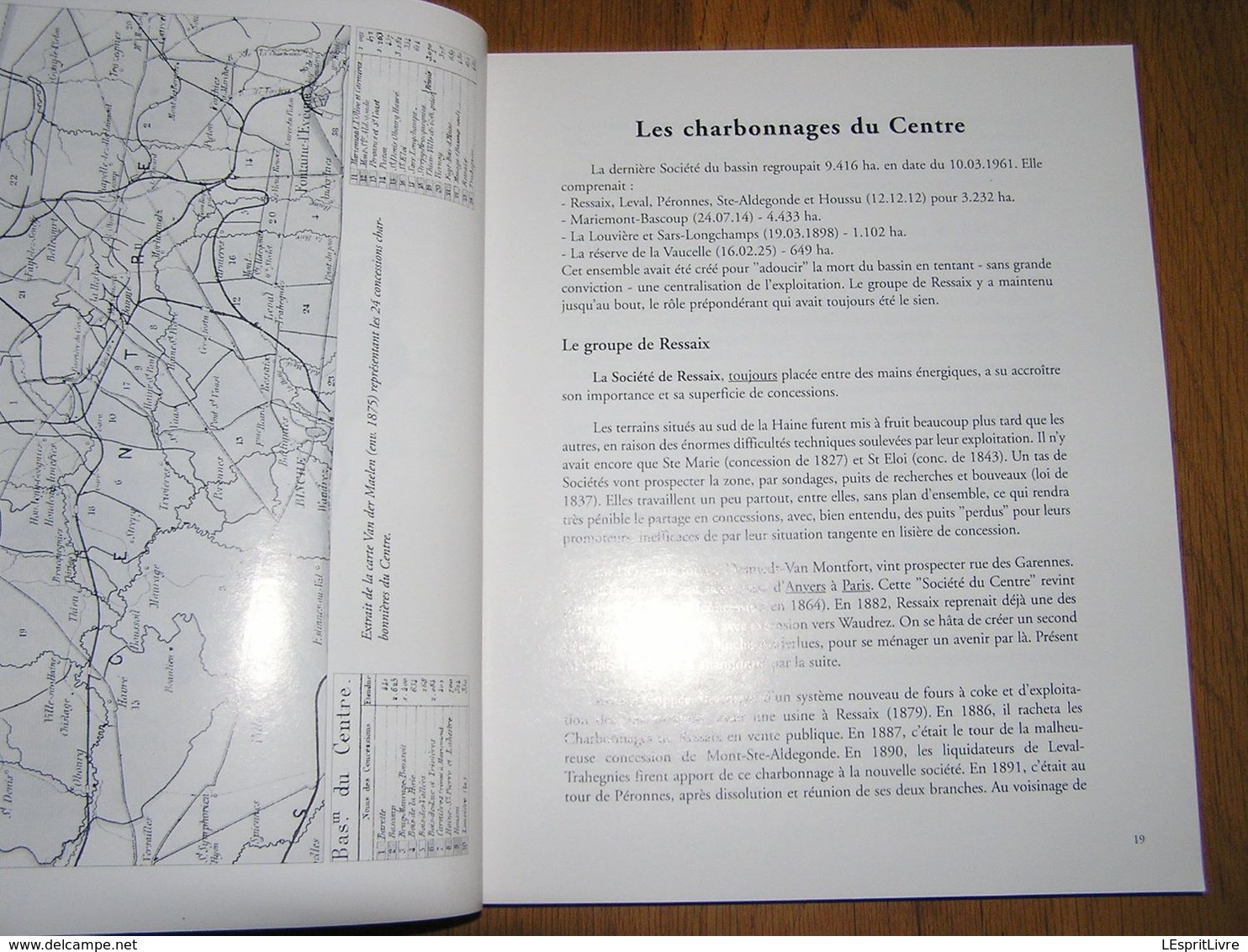 CHARBONNAGES DANS LE CENTRE Régionalisme Mines Anderlues Péronnes Leval Morlanwelz La Louvière Bascoup Bray Haine Strépy - Belgium