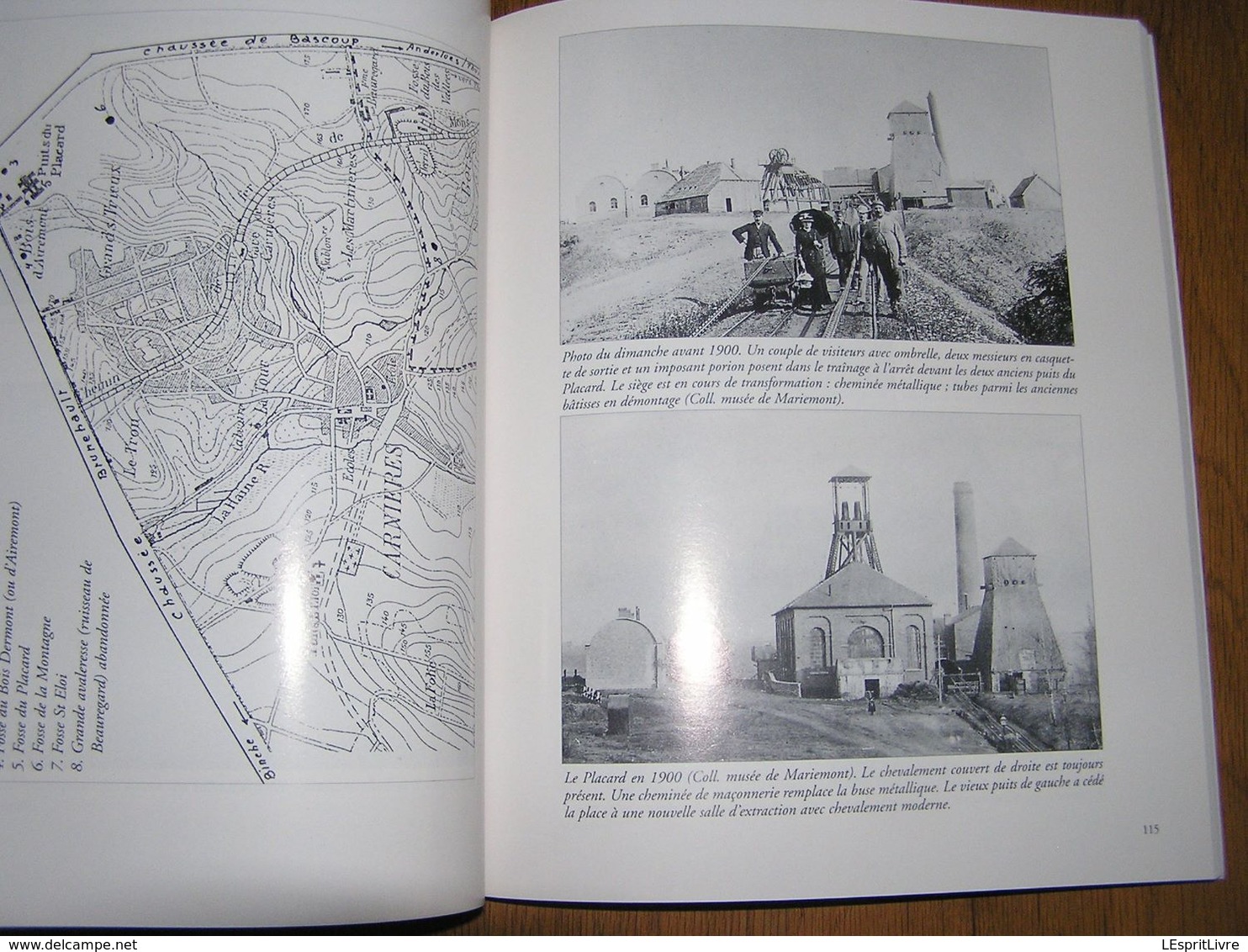 CHARBONNAGES DANS LE CENTRE Régionalisme Mines Anderlues Péronnes Leval Morlanwelz La Louvière Bascoup Bray Haine Strépy