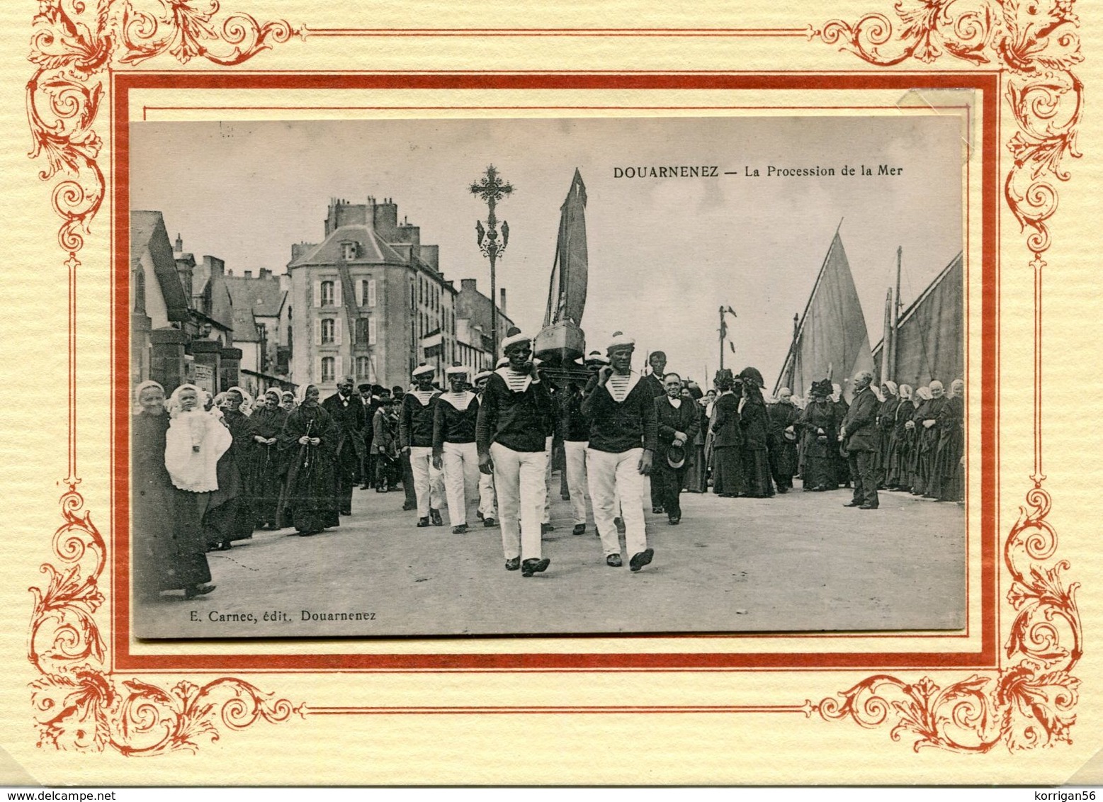 DOUARNENEZ ***  UNE PROCESSION *** - Douarnenez