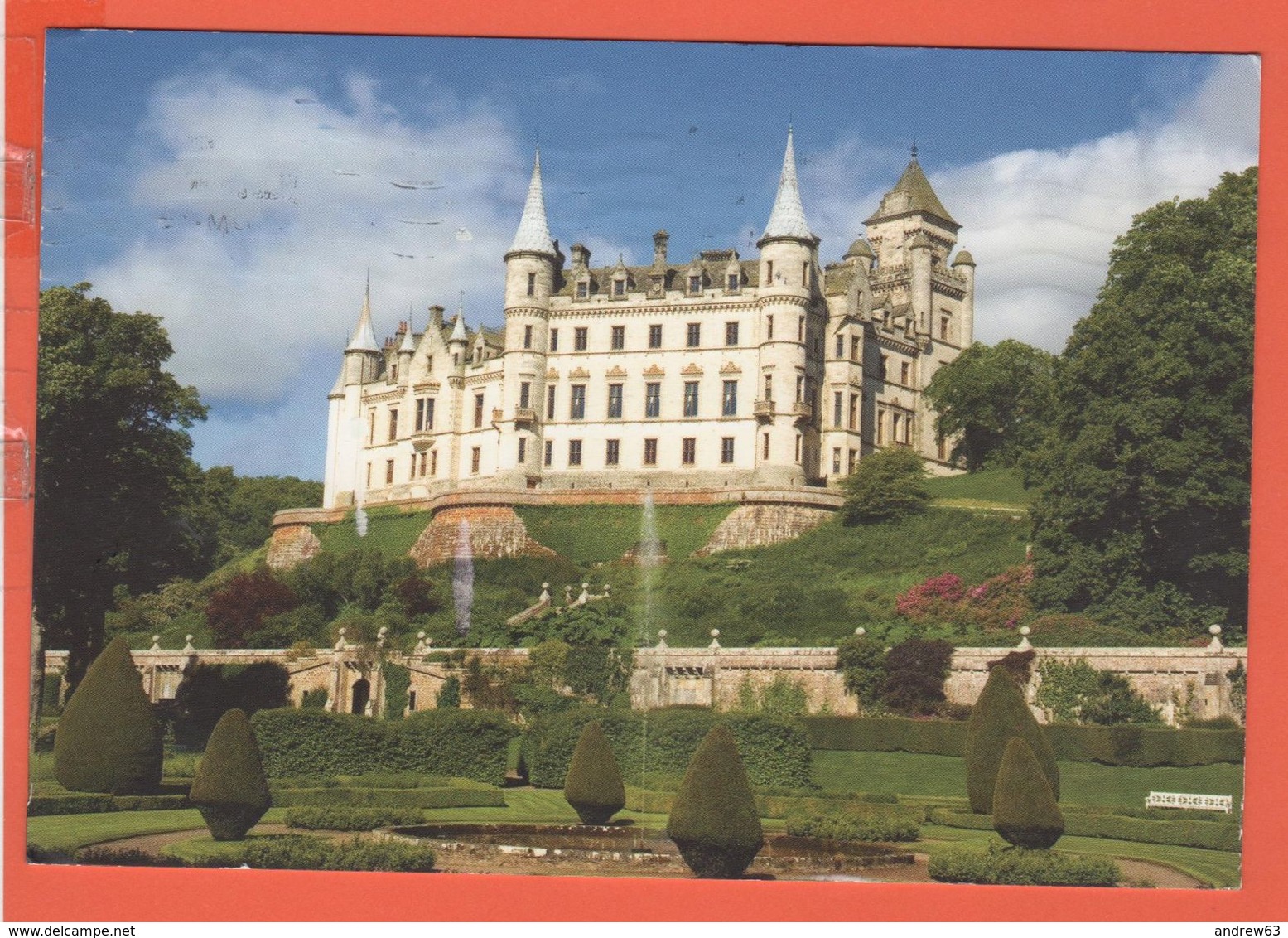 GB - Regno Unito - GREAT BRITAIN - UK - 2008 - Worldwide Postcard - Scozia - Sutherland - Dunrobin Castle - Viaggiata Da - Sutherland