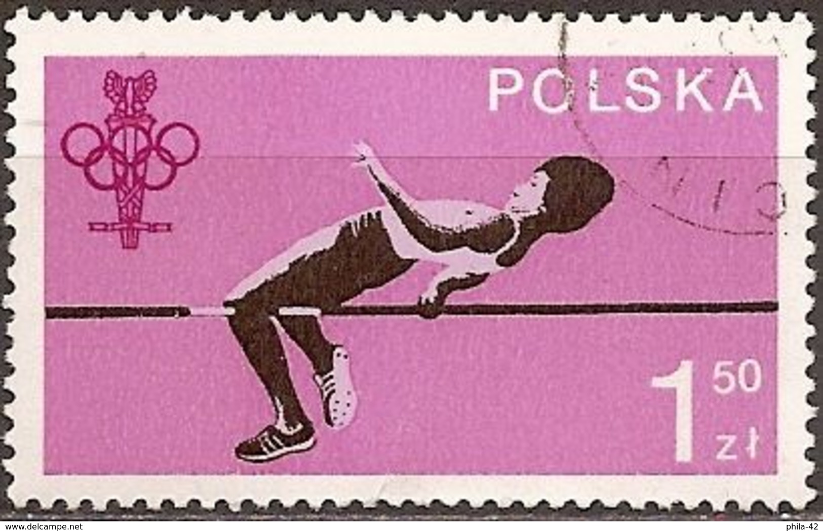 Poland 1979 - Mi 2613 - YT 2437 ( Sport : Hight Jump ) - Used Stamps