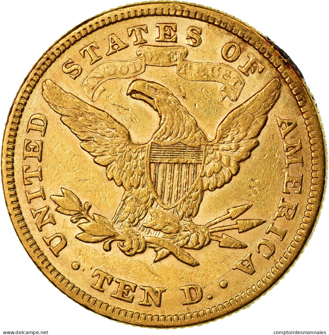 Monnaie, États-Unis, Coronet Head, $10, Eagle, 1880, U.S. Mint, Philadelphie - 10$ - Eagle - 1866-1907: Coronet Head