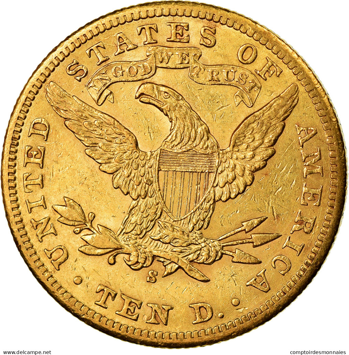 Monnaie, États-Unis, Coronet Head, $10, Eagle, 1901, U.S. Mint, San Francisco - 10$ - Eagles - 1866-1907: Coronet Head