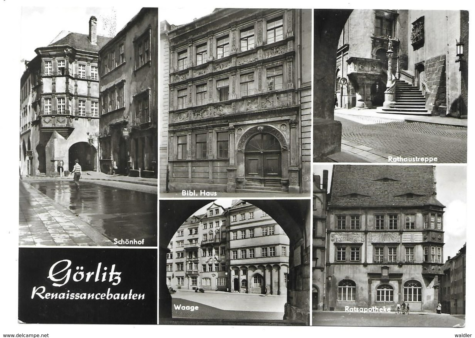 8900  GÖRLITZ - MEHRBILD RENAISSANCEBAUTEN   1974 - Goerlitz