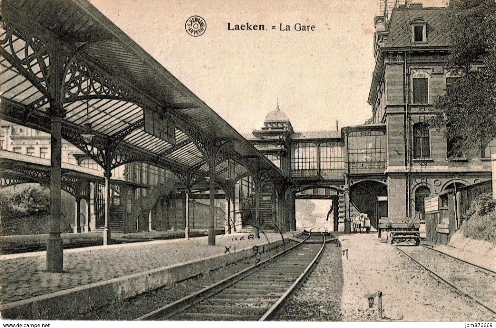 Laeken Gare Carte Très Rare !!! - Laeken