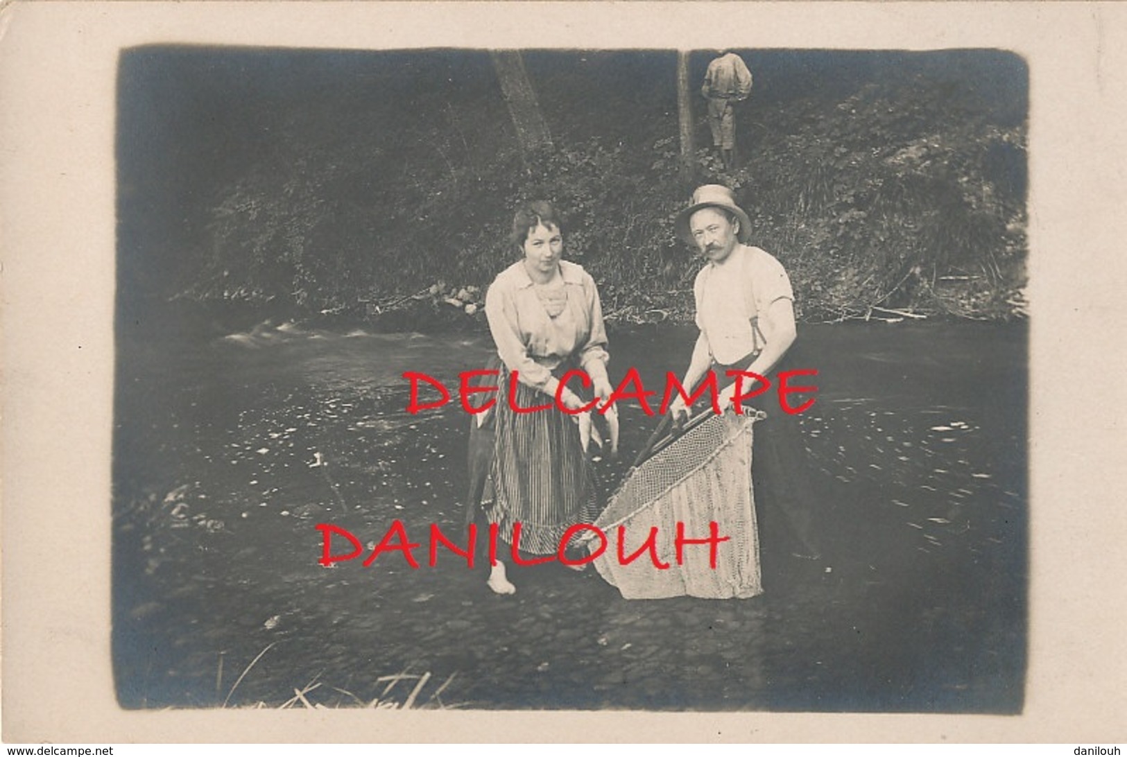 38 // CHANAS    CARTE PHOTO   / Peche Sur Le Dolon - Chanas