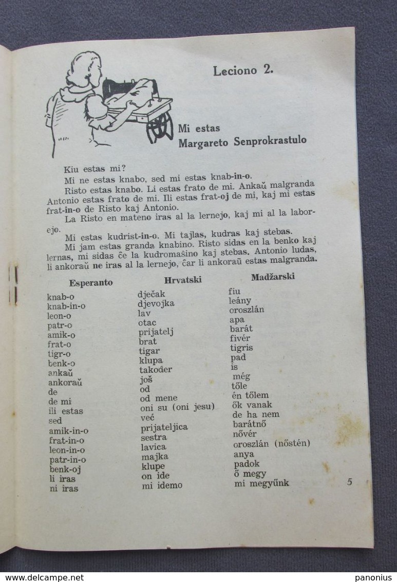 ESPERANTO - MAGAZINE PERIODICAL Year 1947. Ed. OSIJEK CROATIA - People