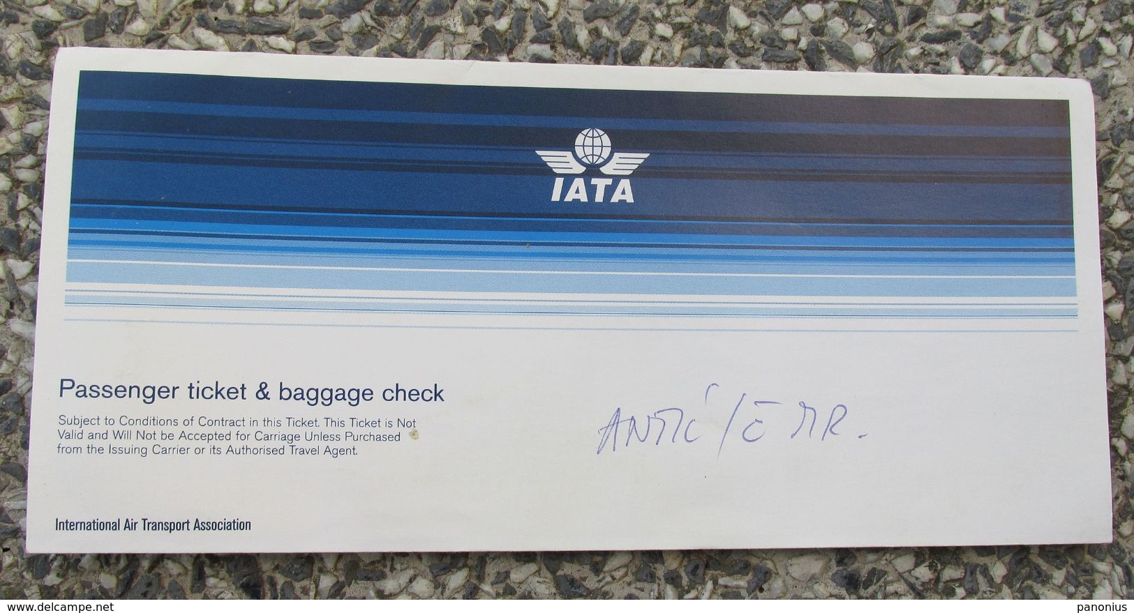 IATA AIRLINES - CROATIA AIRLINES DUBROVNIK AIRPORT, PASSENGER TICKET & BAGGAGE CHECK, BILLET COUPON - Europa