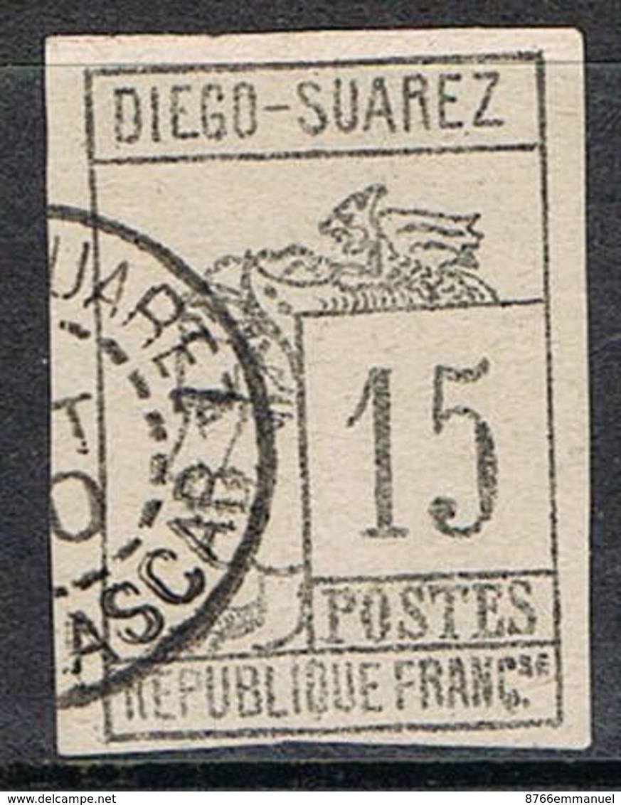 DIEGO-SUAREZ N°8  Signé - Used Stamps