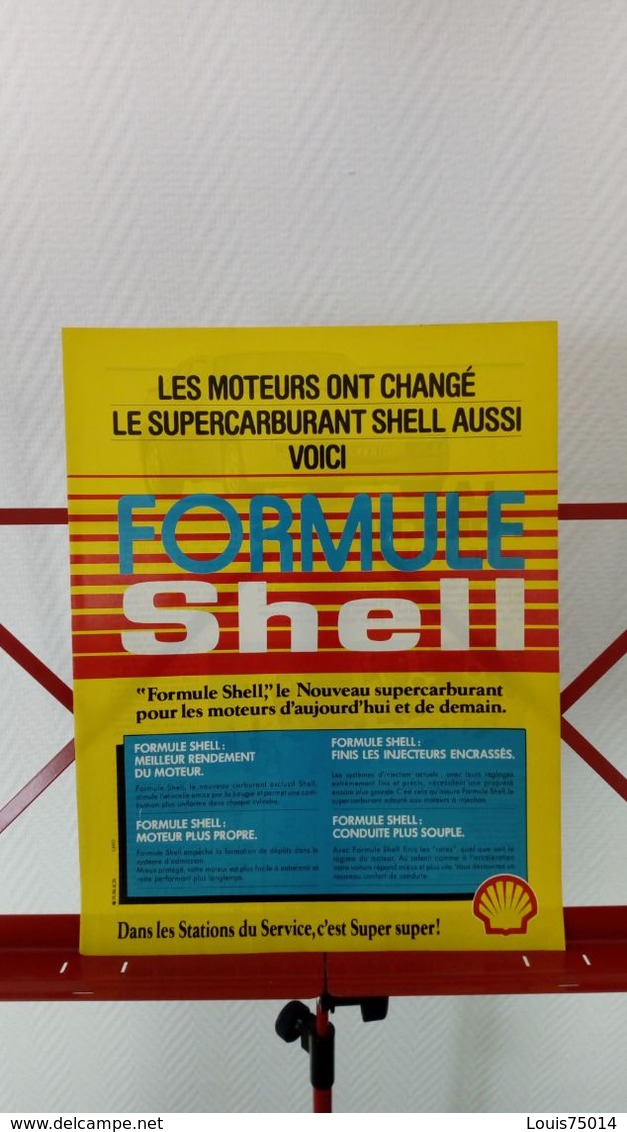 Publicité De Presse Automobile De 1986 Supercarburant Formule Shell - Advertising