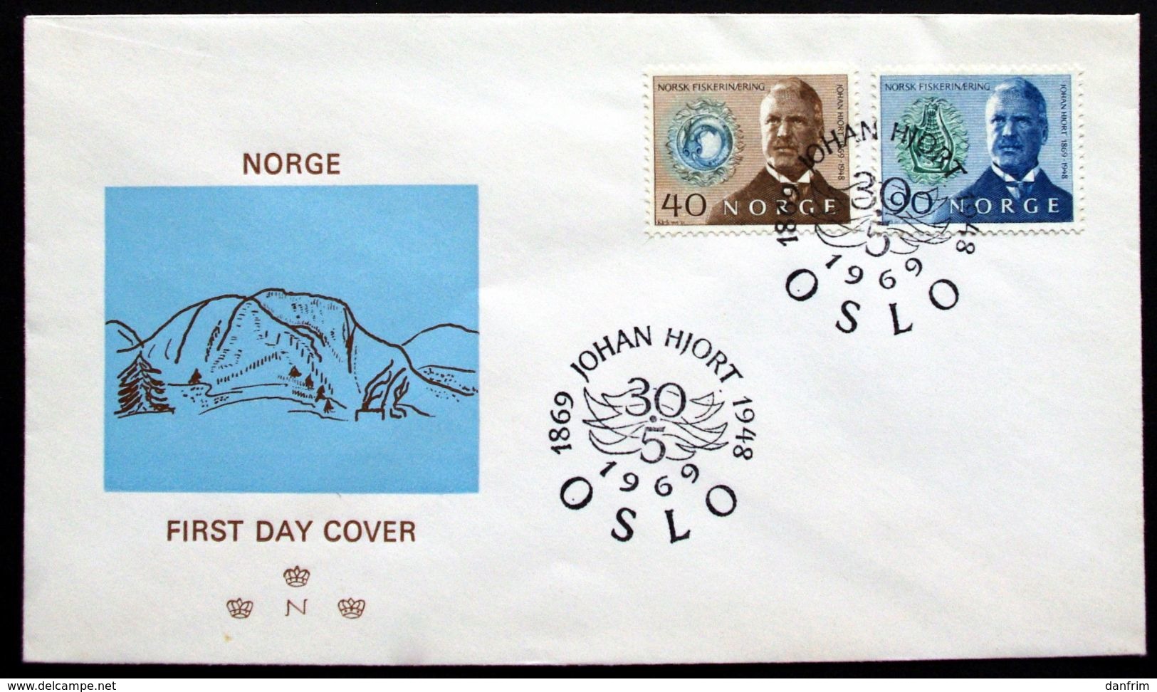 Norway 1969   Minr.585-86  FDC  (  Lot 4350 ) - FDC