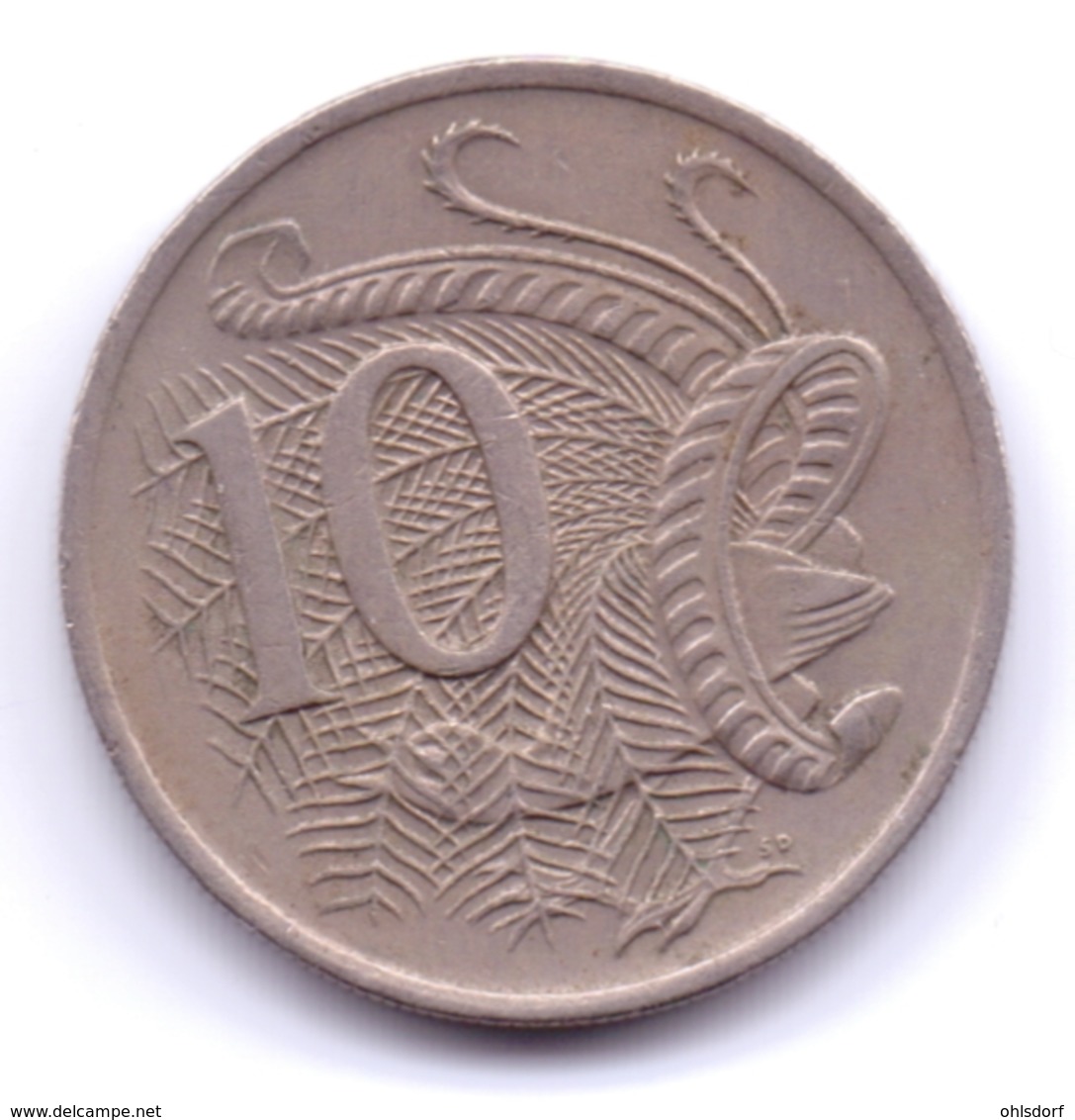 AUSTRALIA 1971: 10 Cents, KM 65 - 10 Cents