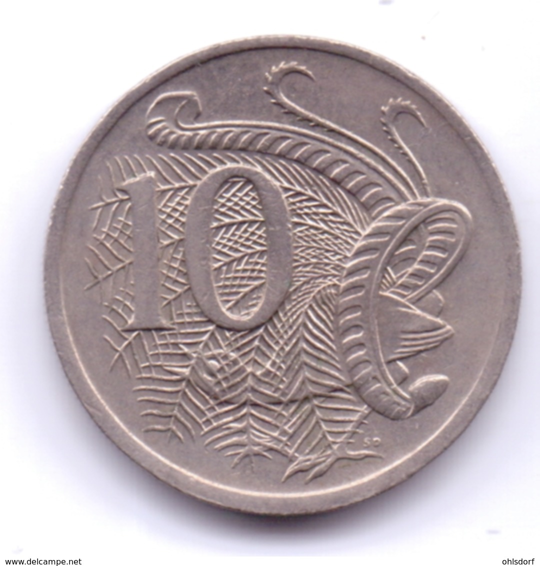 AUSTRALIA 1971: 10 Cents, KM 65 - 10 Cents