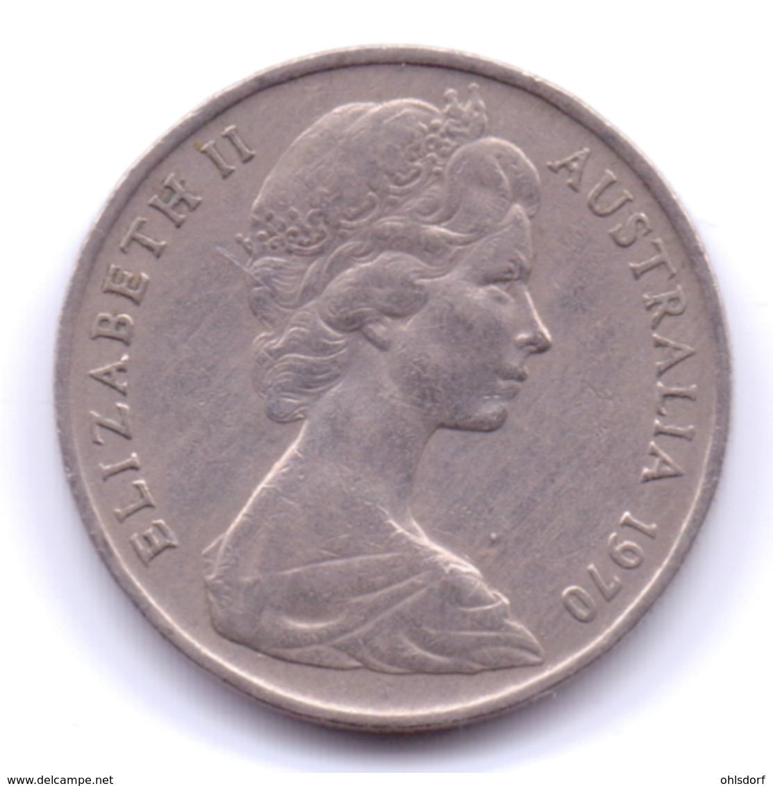 AUSTRALIA 1970: 10 Cents, KM 65 - 10 Cents