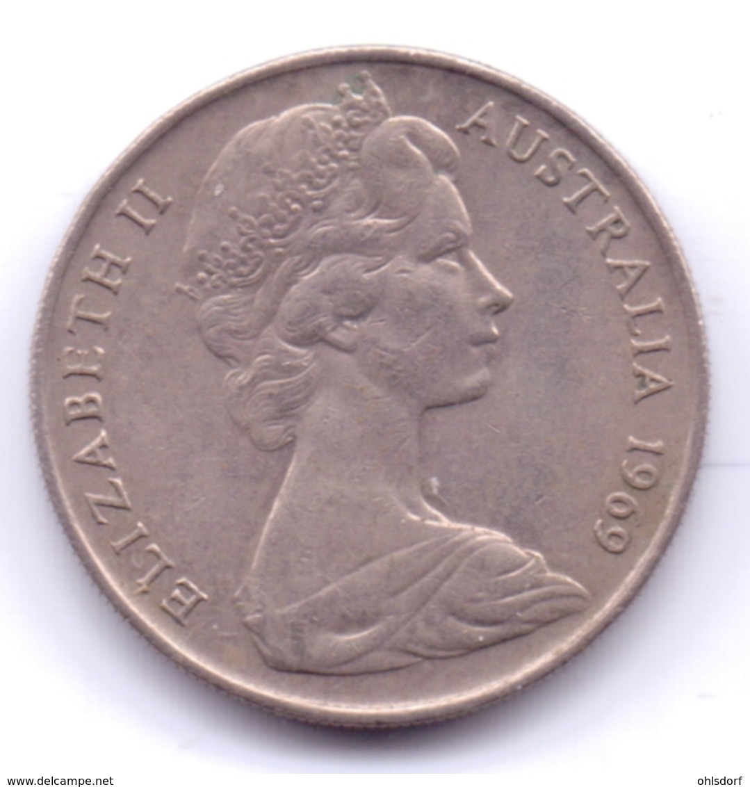 AUSTRALIA 1969: 10 Cents, KM 65 - 10 Cents